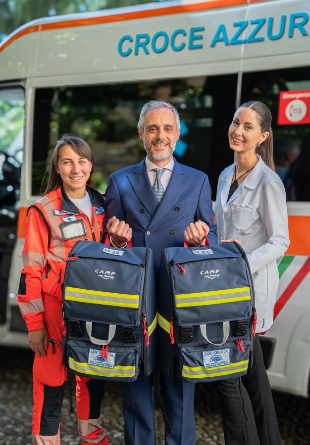 Donazione zaini di soccorso