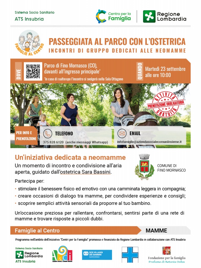 PASSEGGIATA AL PARCO CON L'OSTETRICA